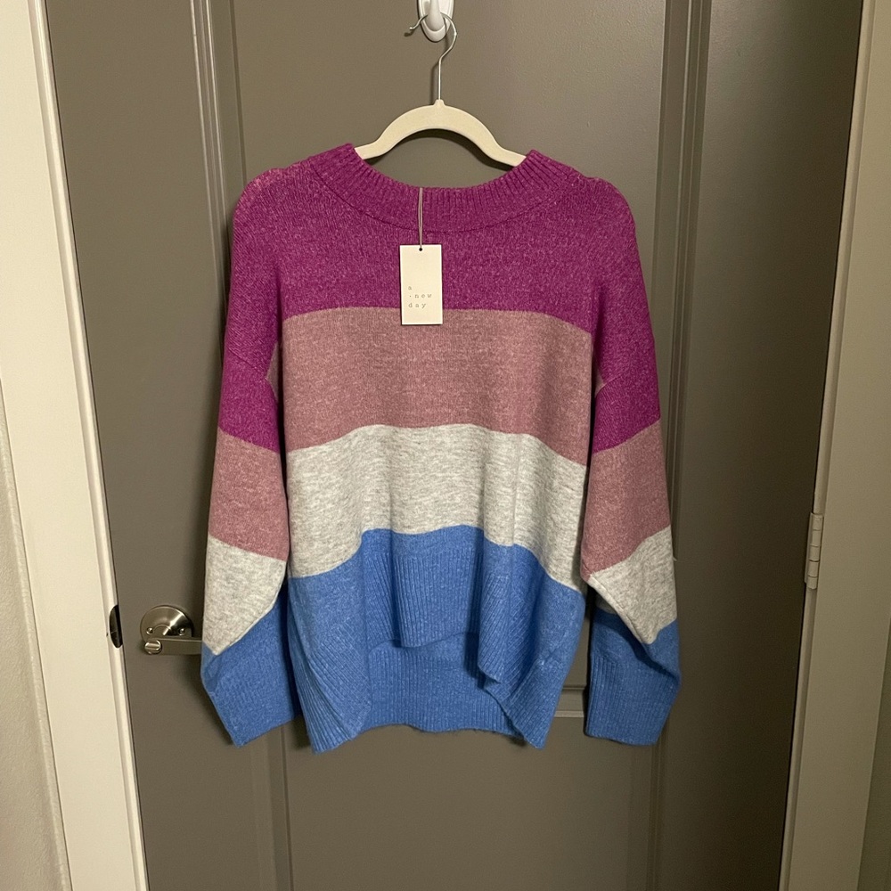 A New Day Striped Sweater